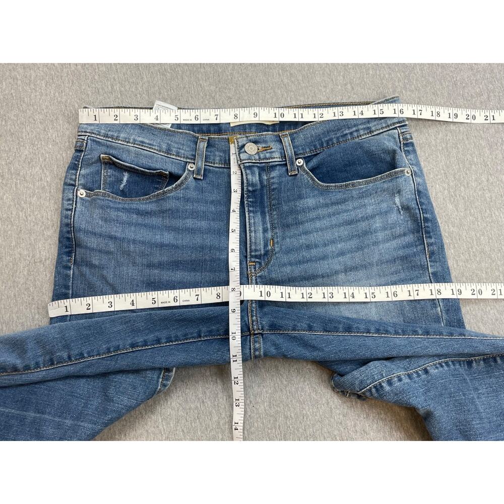 Levis Jeans Womens 10M Blue Cotton Blend Stretch Classic Bootcut Mid-Rise - Picture 6 of 8